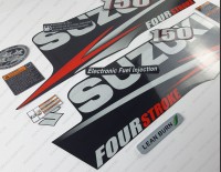 Suzuki DF150 150hp Four Stroke - 2010 - 2013 Outboard Decal Kit Suzuki DF150 150hp Four Stroke - 2010 - 2013 Outboard Decal Kit